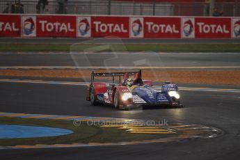 2010 Le Mans, Sunday June 13th 2010. Dunlop Chicane at dawn. Digital Ref : CB1D5019