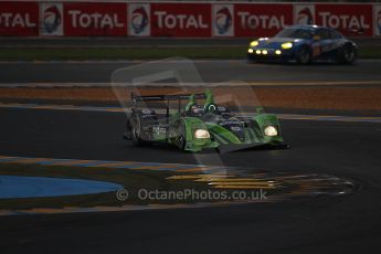 2010 Le Mans, Sunday June 13th 2010. Dunlop Chicane at dawn. Digital Ref : CB1D5043