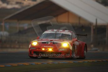 2010 Le Mans, Sunday June 13th 2010. Dunlop Chicane at dawn. Digital Ref : CB1D5145