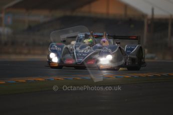 2010 Le Mans, Sunday June 13th 2010. Dunlop Chicane at dawn. Digital Ref : CB1D5146