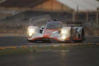 2010 Le Mans, Sunday June 13th 2010. Dunlop Chicane at dawn. Digital Ref : CB1D5155