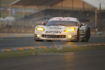 2010 Le Mans, Sunday June 13th 2010. Dunlop Chicane at dawn. Digital Ref : CB1D5179