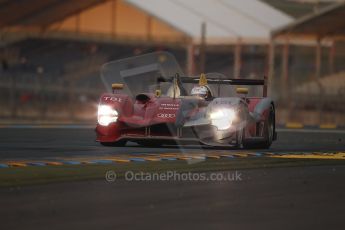 2010 Le Mans, Sunday June 13th 2010. Dunlop Chicane at dawn. Digital Ref : CB1D5251