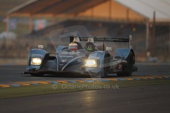 2010 Le Mans, Sunday June 13th 2010. Dunlop Chicane at dawn. Digital Ref : CB1D5257