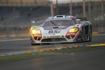 2010 Le Mans, Sunday June 13th 2010. Dunlop Chicane at dawn. Digital Ref : CB1D5283