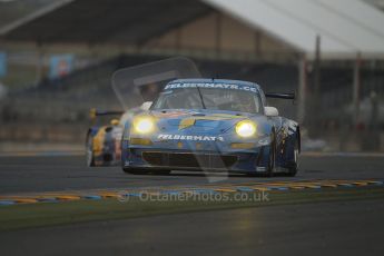 2010 Le Mans, Sunday June 13th 2010. Dunlop Chicane at dawn. Digital Ref : CB1D5300