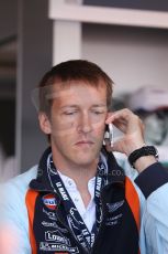 2010 Le Mans 24 Hour (24 Heures du Mans), 11th June 2010. Harold Primat in the Aston Martin paddock. Digital ref : CB1D2209