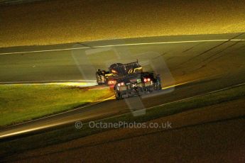2010 Le Mans, Saturday June 12th 2010. Chapelle/Tertre Rouge at night. Matech Racing - Thimas Mutsch, Romain Grosjean, Jonathan Hirschi. Digital Ref : CB1D4675