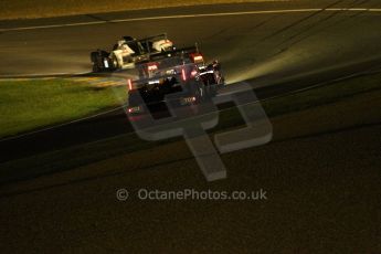 2010 Le Mans, Saturday June 12th 2010. Chapelle/Tertre Rouge at night. Digital Ref : CB1D4814