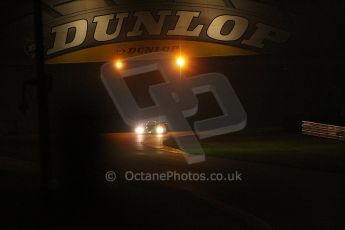 2010 Le Mans, Sunday June 13th 2010. Dunlop Bridge at night. Digital Ref : CB1D4919