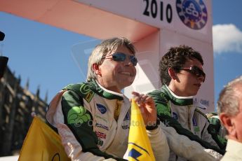 2010 Le Mans 24 Hour (24 Heures du Mans), 11th June 2010. Drivers' parade. Drayson Racing - Lord Paul Drayson, Jonny Cocker. Digital ref : LW40D2598