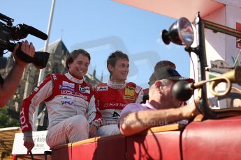 2010 Le Mans 24 Hour (24 Heures du Mans), 11th June 2010. Drivers' parade. Kolles - Christian Albers, Oliver Jarvis. Digital ref : LW40D2664