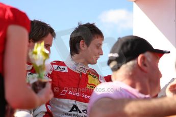 2010 Le Mans 24 Hour (24 Heures du Mans), 11th June 2010. Drivers' parade. Kolles - Christian Albers, Oliver Jarvis. Digital ref : LW40D2667