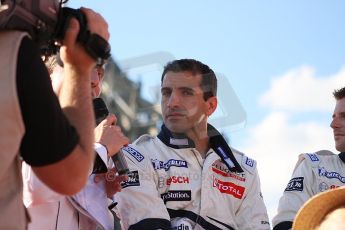 2010 Le Mans 24 Hour (24 Heures du Mans), 11th June 2010. Drivers' parade. Team Peugeot Total - Marc Gene. Digital ref : LW40D2831