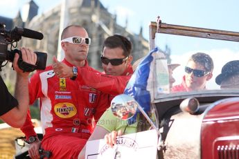 2010 Le Mans 24 Hour (24 Heures du Mans), 11th June 2010. Drivers' parade. Risi Competizione - Gianmaria Bruni. Digital ref : LW40D2878