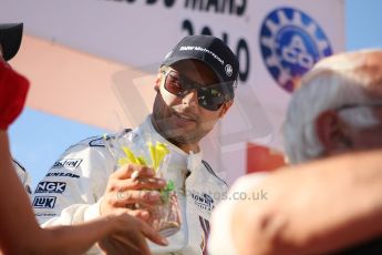 2010 Le Mans 24 Hour (24 Heures du Mans), 11th June 2010. Drivers' parade. BMW Motorsport - Dirk Werner. Digital ref : CB1D2893