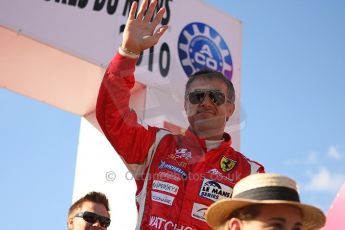 2010 Le Mans 24 Hour (24 Heures du Mans), 11th June 2010. Drivers' parade. AF Corse SRL - Jean Alesi. Digital ref : LW40D2919