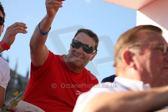 2010 Le Mans 24 Hour (24 Heures du Mans), 11th June 2010. Drivers' parade. Beechdean Mansell - Nigel Mansell. Digital ref : LW40D2938