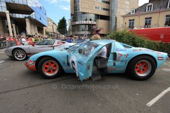 2010 Le Mans 24 Hour (24 Heures du Mans), 11th June 2010. GT40 Mk.I replica. Drivers' parade. Digital ref : CB5D3144