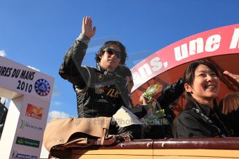2010 Le Mans 24 Hour (24 Heures du Mans), 11th June 2010. Drivers' parade. JLOC - Koji Yamanishi. Digital ref : CB5D3352