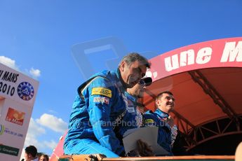 2010 Le Mans 24 Hour (24 Heures du Mans), 11th June 2010. Drivers' parade. Pegasus Racing - Frederic Da Rocha, David Zollinger, Julien Schell. Digital ref : CB5D3380