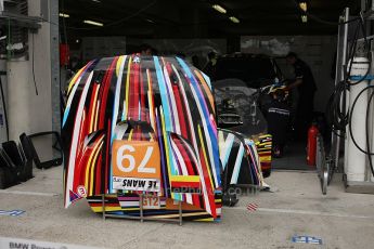 2010 Le Mans 24 Hour (24 Heures du Mans), 11th June 2010. BMW Motorsport - BMW M3 E92 garage. Digital ref : LW40D2163
