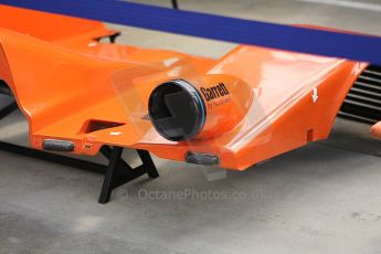 2010 Le Mans 24 Hour (24 Heures du Mans), 11th June 2010. Michael Lewis Autocon - Lolo B06/10-AER garage. Digital ref : LW40D2190