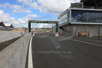 2010 Le Mans 24 Hour (24 Heures du Mans), 11th June 2010. The pit lane exit. Digital ref : CB5D3091