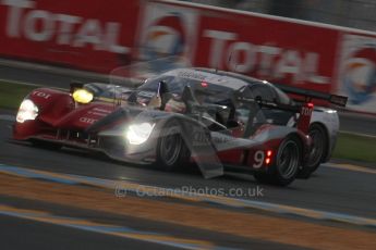 2010 Le Mans, Sunday June 13th 2010. Dunlop Chicane at dawn. Digital Ref : LW40D5475
