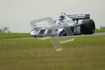 World © Octane Photographic 2010. 2010 Donington Revived! meeting, September 5th 2010. MastersGP - Historic Formula 1, Historic F1. Donington collection demo laps. Tyrrell P34. Digital ref : 0029CB1D4468