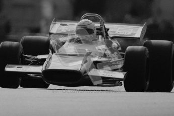 World © Octane Photographic 2010. 2010 Donington Revived! meeting, September 5th 2010. MastersGP - Historic Formula 1, Historic F1. Digital ref : 0029CB1D4639bw