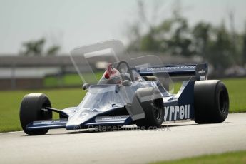 World © Octane Photographic 2010. 2010 Donington Revived! meeting, September 5th 2010. MastersGP - Historic Formula 1, Historic F1. Tyrrell 009 - Bill Coombs. Digital ref : 0029CB1D4758