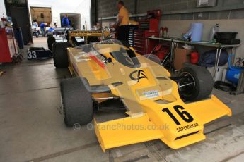 World © Octane Photographic 2010. 2010 Donington Revived! meeting, September 4th 2010. MastersGP - Hostporic Formula 1, Historic F1. Fitipaldi F5a - Richard Barber. Digital ref : 0029CB5D9882