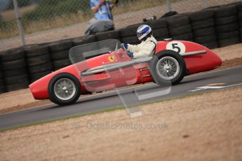 World © Octane Photographic 2010. 2010 Donington Revived! meeting, September 4th 2010. MastersGP - Historic Formula 1, Historic F1. Ferrari 500F2 - Kevin Wheatcroft. Digital ref : 0029CB7D0013