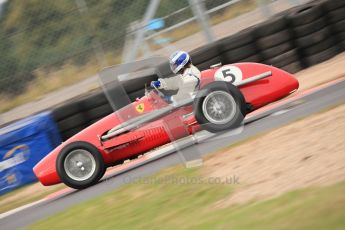 World © Octane Photographic 2010. 2010 Donington Revived! meeting, September 4th 2010. MastersGP - Historic Formula 1, Historic F1. Ferrari 500F2 - Kevin Wheatcroft. Digital ref : 0029CB7D0032