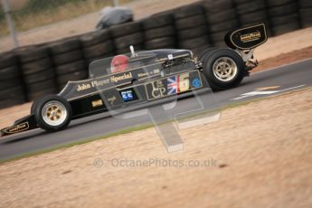World © Octane Photographic 2010. 2010 Donington Revived! meeting, September 4th 2010. MastersGP - Historic Formula 1, Historic F1. Lotus 87B3 - Nico Bindels. Digital ref : 0029CB7D0053