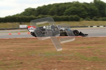 World © Octane Photographic 2010. 2010 Donington Revived! meeting, September 4th 2010. MastersGP - Historic Formula 1, Historic F1. Wolf Williams FW05 - Roger Wills. Digital ref : 0029CB7D5749