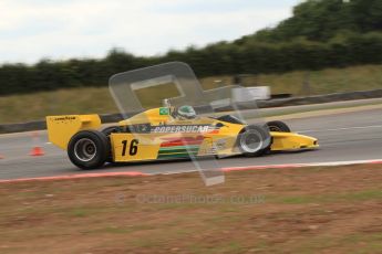 World © Octane Photographic 2010. 2010 Donington Revived! meeting, September 4th 2010. MastersGP - Historic Formula 1, Historic F1. Fitipaldi F5a - Richard Barber. Digital ref : 0029CB7D5780