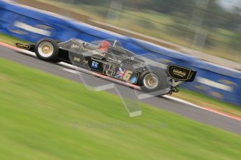 World © Octane Photographic 2010. 2010 Donington Revived! meeting, September 4th 2010. MastersGP - Historic Formula 1, Historic F1. MastersGP - Historic Formula 1. Lotus 87B3 - Nico Bindels. Digital ref : 0029CB7D6430