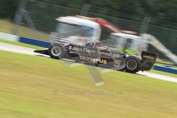 World © Octane Photographic 2010. 2010 Donington Revived! meeting, September 5th 2010. Donington collection demo laps, Historic F1. Digital ref : 0029CB7D7151