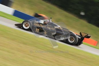 World © Octane Photographic 2010. 2010 Donington Revived! meeting, September 5th 2010. MastersGP - Historic Formula 1, Historic F1. Lotus 91 - Dan Collins. Digital ref : 0029CB7D7236