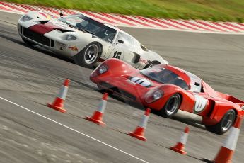 © Octane Photographic Ltd. 2010 Masters Racing - Donington September 4th 2010. World Sportscar Masters, Chevron B16 - Mike Wrigley, Ford GT40 Mk.I - Adrian Newey. Digital Ref : cb1d2337
