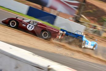 © Octane Photographic Ltd. 2010 Masters Racing - Donington September 4th 2010. World Sportscar Masters. Lola T70 Mk.3b - Justin Maeers, Taydec Mk.3 - Andrew Middleton. Digital Ref :CB7D5121