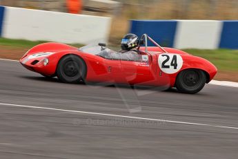 © Octane Photographic Ltd. 2010 Masters Racing - Donington September 4th 2010. Sports Racing Masters. Elva Mk.VII - Roger Wills. Digital Ref : CB5D9951