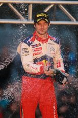 © North One Sport Limited 2010/ Octane Photographic Ltd. 2010 WRC Great Britain Podium, Sunday 14th November 2010, Sebastien Loeb, Citroen C4 WRC. Digital ref : 0114lCB1D1351