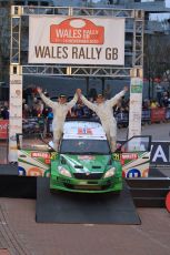 © North One Sport Limited 2010/ Octane Photographic Ltd. 2010 WRC Great Britain Podium, Sunday 14th November 2010. Digital ref : 0114LW1D0953