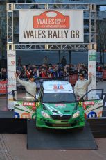 © North One Sport Limited 2010/ Octane Photographic Ltd. 2010 WRC Great Britain Podium, Sunday 14th November 2010. Digital ref : 0114LW1D0968