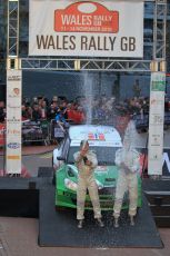 © North One Sport Limited 2010/ Octane Photographic Ltd. 2010 WRC Great Britain Podium, Sunday 14th November 2010. Digital ref : 0114LW1D0985