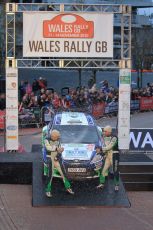 © North One Sport Limited 2010/ Octane Photographic Ltd. 2010 WRC Great Britain Podium, Sunday 14th November 2010. Digital ref : 0114LW1D1057