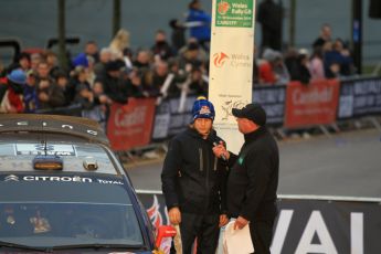 © North One Sport Limited 2010/ Octane Photographic Ltd. 2010 WRC Great Britain Podium, Sunday 14th November 2010, Kimi Raikkonen, Citroen C4 WRC. Digital ref : 0114lLW1D1318